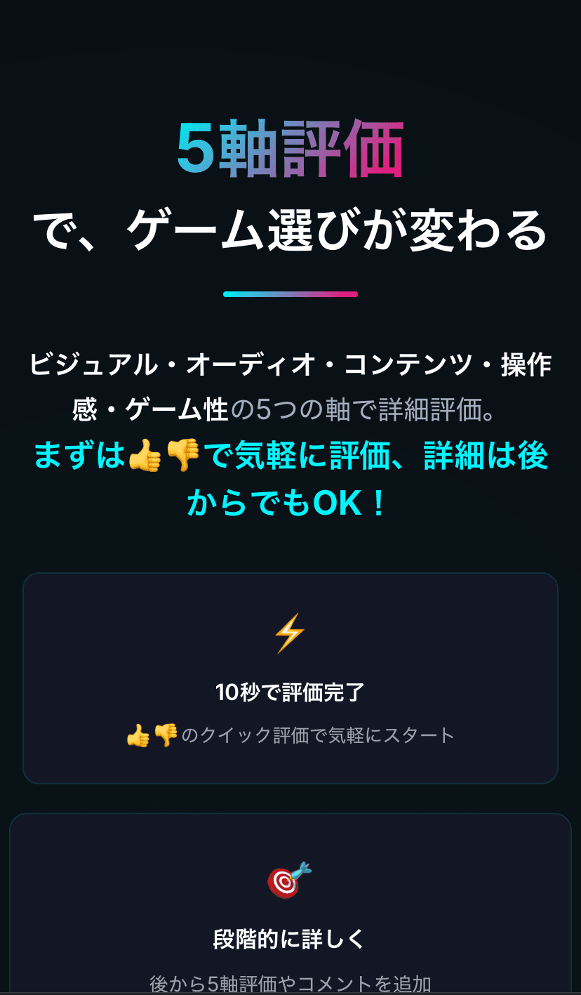 PentaGamers メイン画面